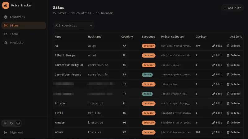 Automated Price Tracking Platform screenshot 2