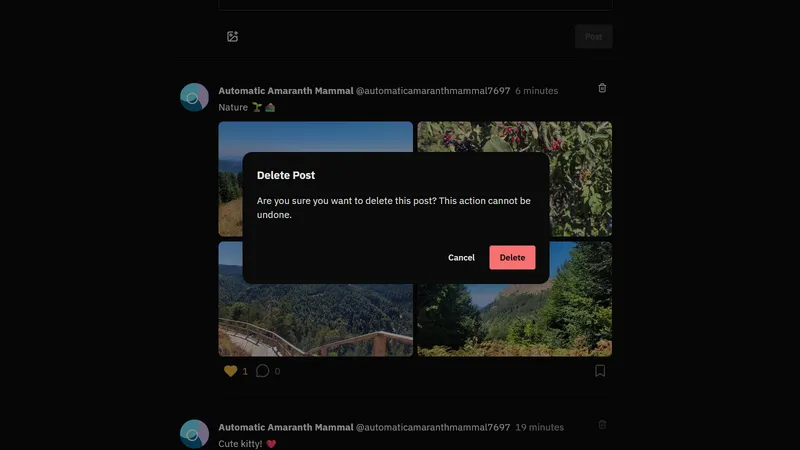 Social Media Platform screenshot 3